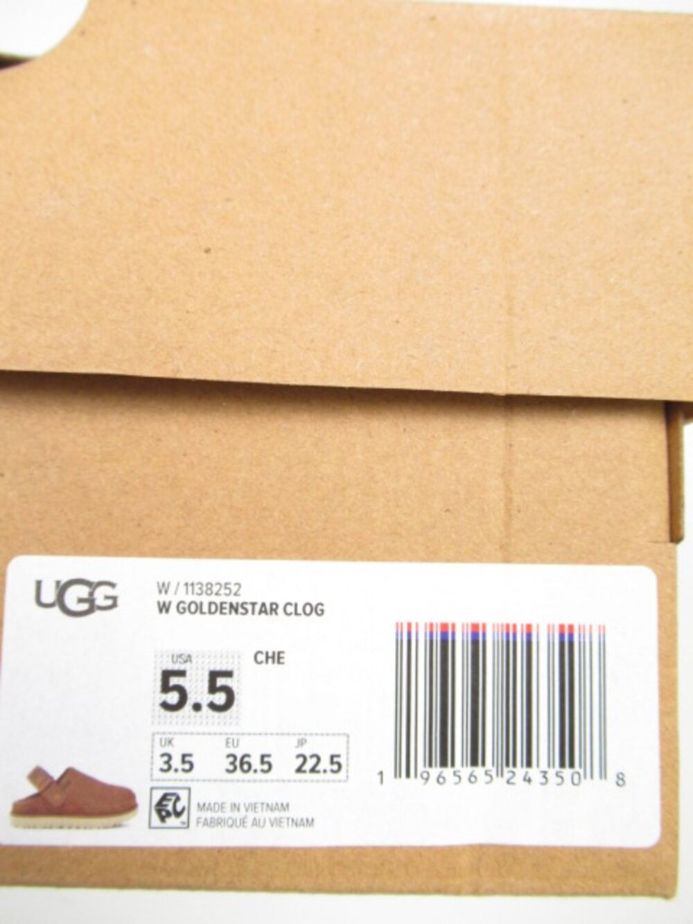 UGG Goldenstar Clogs Chestnut Brown Women's 5.5 US - Picture 6 of 8